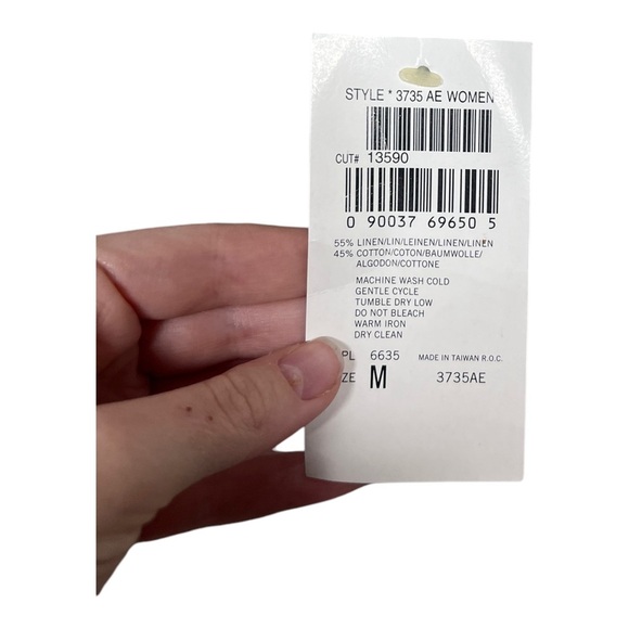 Vintage Woolrich Linen & Cotton Summer Set Medium Floral Breathable - Picture 2 of 8